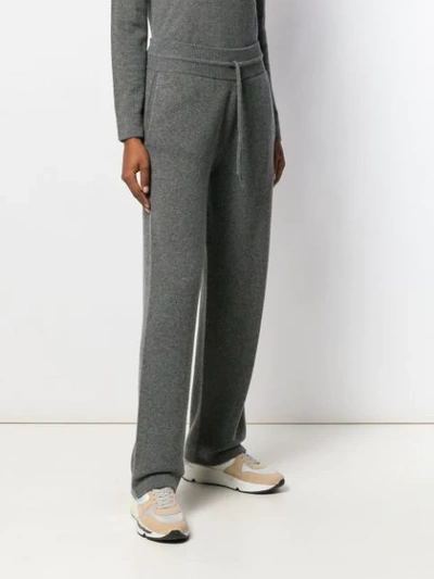 Shop Agnona Relaxed Sweatpants In Grey