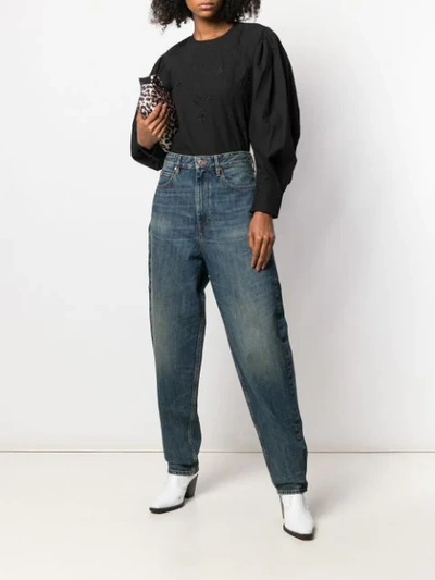 Shop Isabel Marant Étoile 'corsy' Jeans In 30na Navy