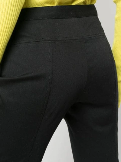 Shop Proenza Schouler Skinny Zip-cuff Trousers In Black