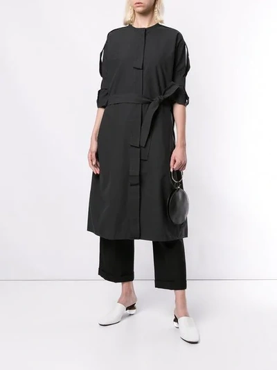 Shop Lemaire Concealed Front Jacket - Black