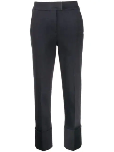 Shop Brunello Cucinelli Slim-fit Trousers - Grey