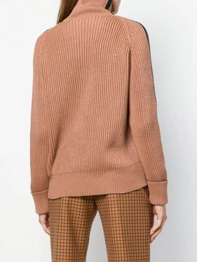 Shop Bottega Veneta Pullover Mit Rollkragen In Neutrals