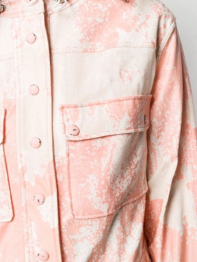 Shop Courrèges Printed Jacket In Pink