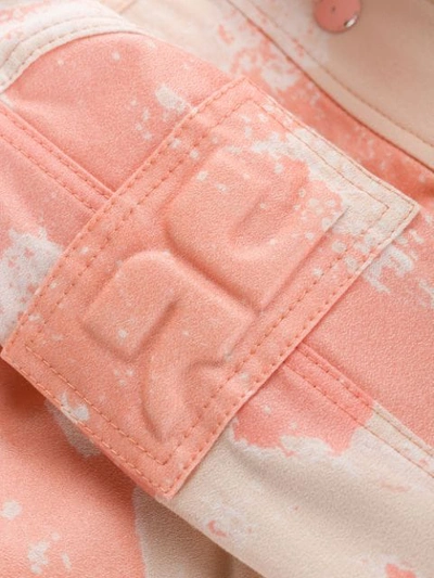 Shop Courrèges Printed Jacket In Pink