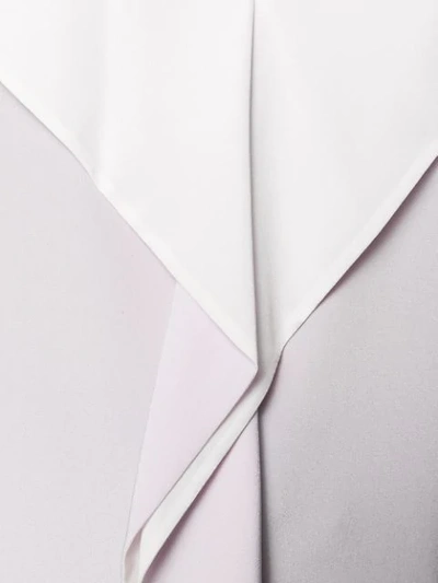 Shop Diane Von Furstenberg Drape Sleeveless Blouse In Purple