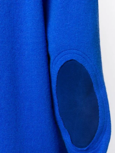 Shop Maison Margiela Knitted Short Dress - Blue