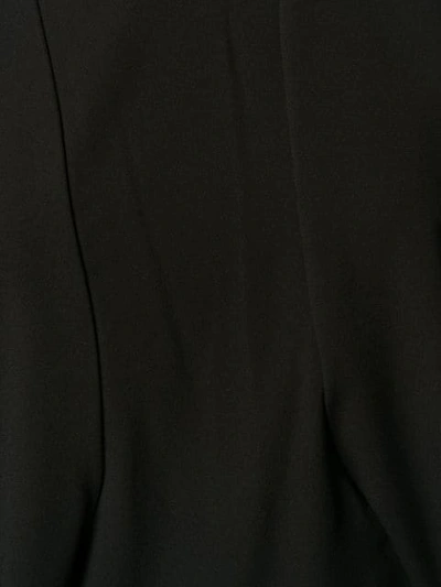 Shop Chalayan Structured Shoulder Dress In Black