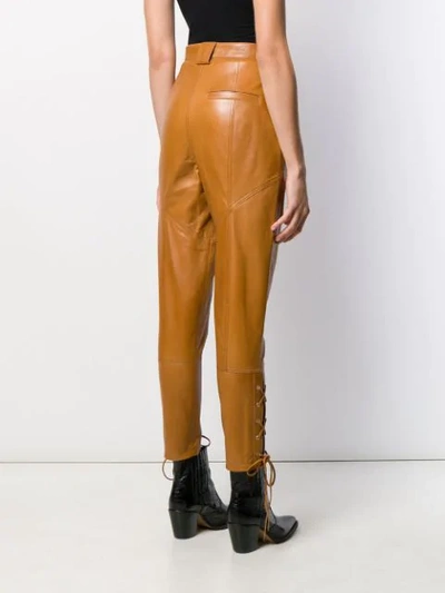 ISABEL MARANT CADIX长裤 - 棕色