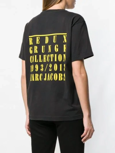 Shop Marc Jacobs Heaven Graphic Print T-shirt In Black