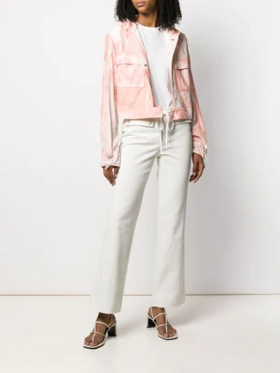Shop Courrèges Cropped Trousers In Neutrals