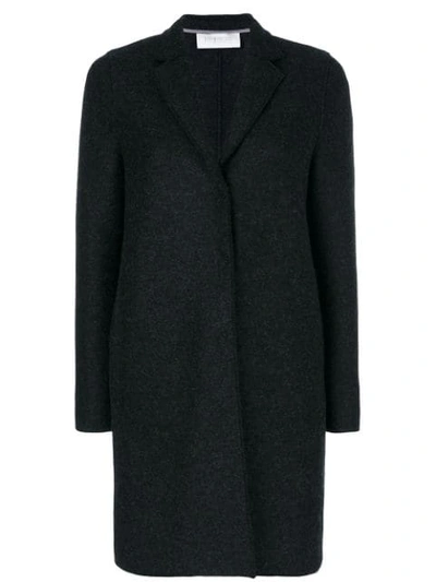 Shop Harris Wharf London Single-breasted Wool Coat In Grey