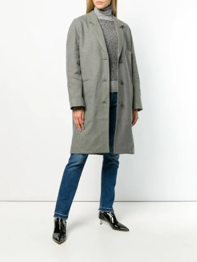 Shop 6397 Single-breasted Coat - Grey