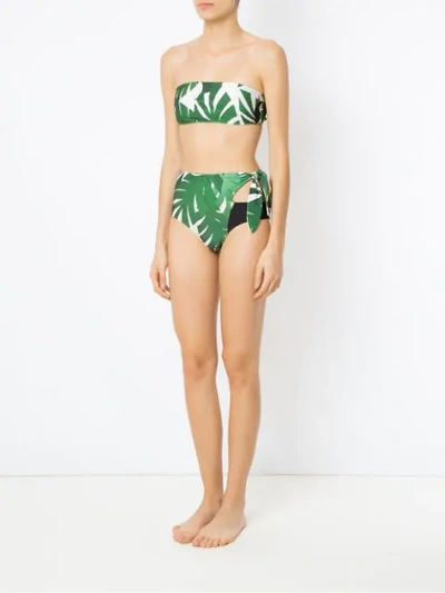 Shop Adriana Degreas Tropical Print Bikini Set - Verde