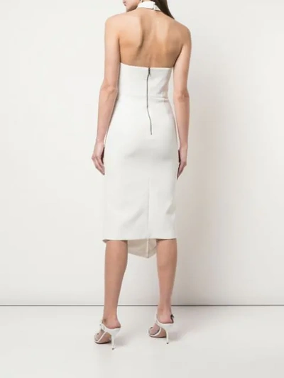 Shop Alice And Olivia Sia Choker Dress In White