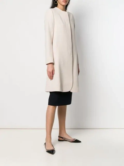 Shop Goat Redgrave Long Coat In Nude