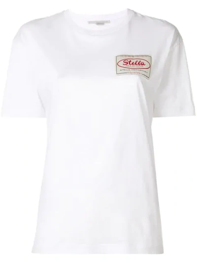 Shop Stella Mccartney All Is Love T-shirt In 9000 Pure White