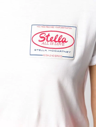 Shop Stella Mccartney All Is Love T-shirt In 9000 Pure White