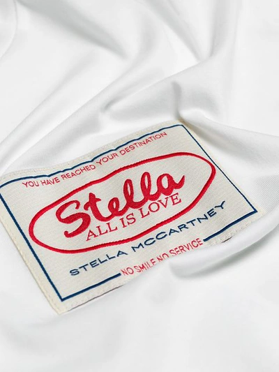 Shop Stella Mccartney All Is Love T-shirt In 9000 Pure White