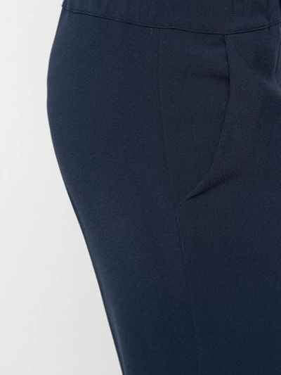 Shop D-exterior Mid Rise Tailored Trousers In Blue