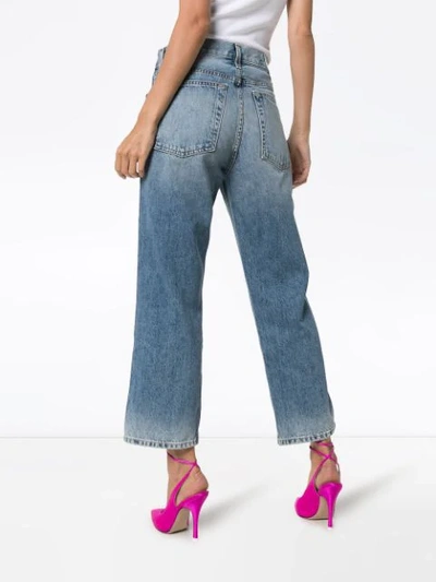 Shop Re/done ‘90s Straight-leg Jeans In Blue