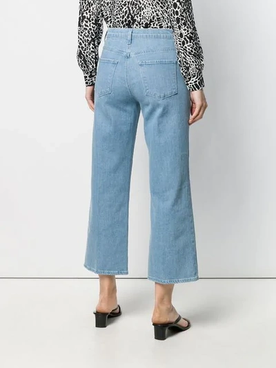Shop J Brand Cropped Joan Jeans In Blue