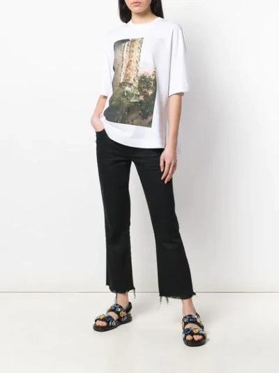 Shop Simone Rocha T-shirt Mit City-print - Weiss In White