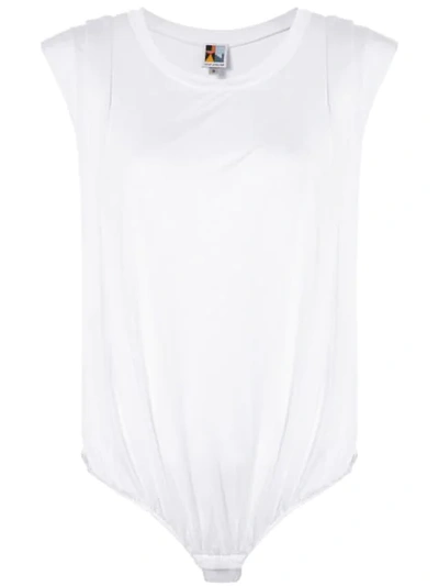 Shop Jean Atelier Sleeveless Tank Body - White