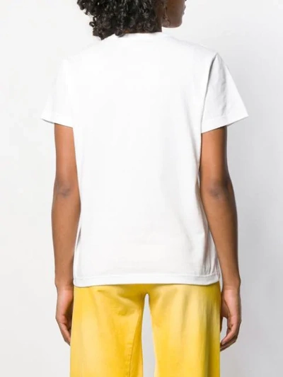 Shop Barrie Embroidered T-shirt In White