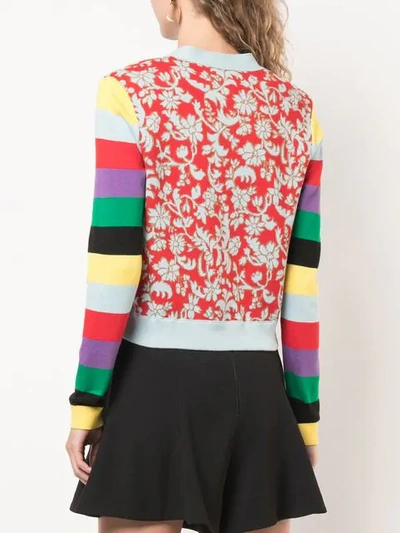 Shop Alice And Olivia Minako Longsleeved Cardigan In Multi