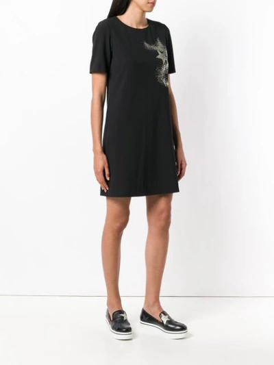 Shop Boutique Moschino Embellished T In Black