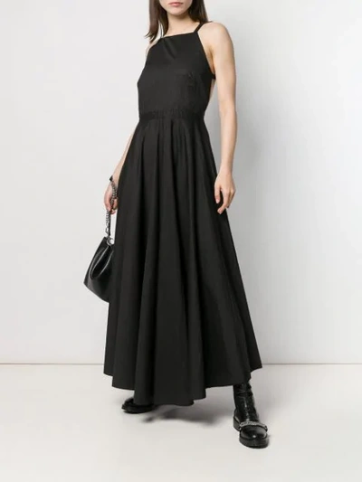 Shop Andrea Ya'aqov Pettorina Gown In Black