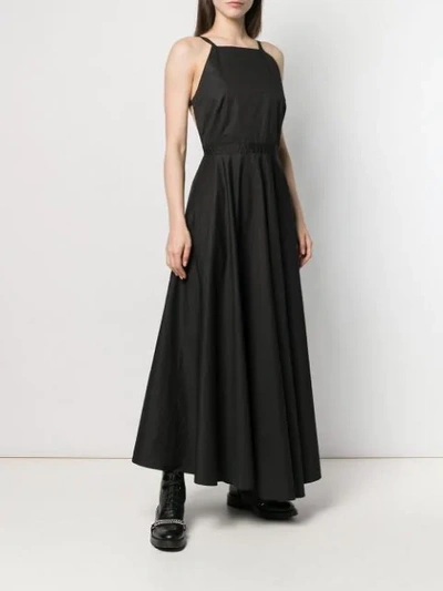 Shop Andrea Ya'aqov Pettorina Gown In Black