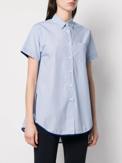 Shop Alberto Biani Striped Shirt - Blue