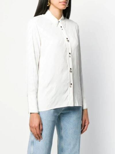 Shop Sandro Diana Blouse In Neutrals