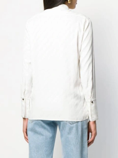 Shop Sandro Diana Blouse In Neutrals