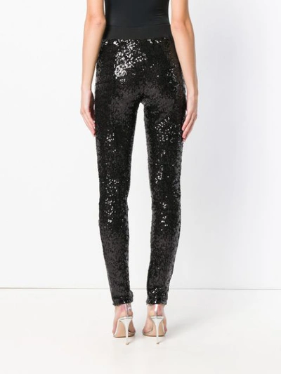 sequinned skinny trousers