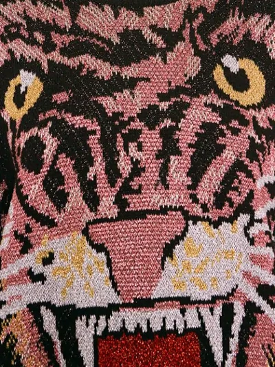 Shop Gucci Wool Tiger Sweater - Black