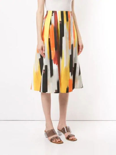 Shop Ballsey A-line Printed Skirt - Multicolour