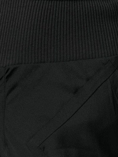 Shop Rick Owens Flared Trousers In Black