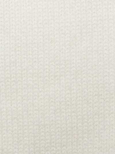 Shop Dolce & Gabbana Intarsia-knit Jumper In White