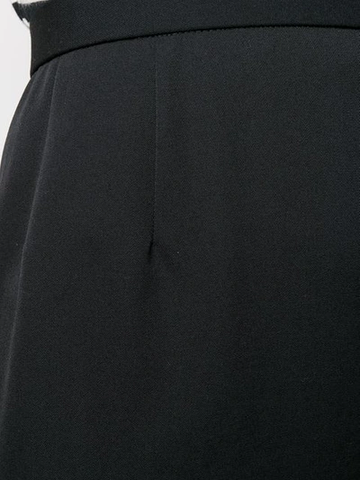 Shop Comme Des Garçons Midi Pencil Skirt In Black