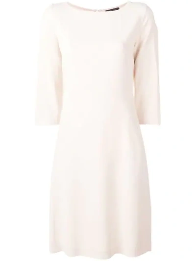 Shop Antonelli Midi Shift Dress In Neutrals