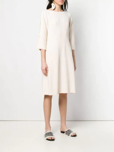 Shop Antonelli Midi Shift Dress In Neutrals