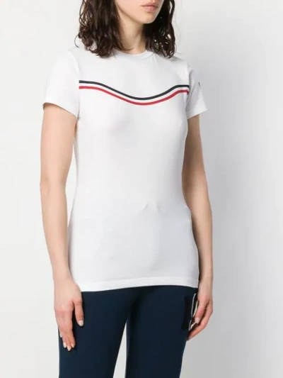 Shop Rossignol Tri-stripe T-shirt In White