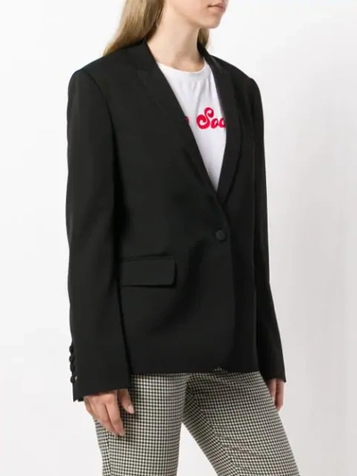 Shop Stella Mccartney Structured Blazer In Black