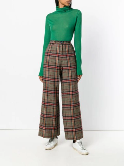 Shop Pinko Turtleneck Sweater In Green