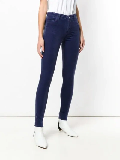 Shop J Brand Skinny Fitted Jeans In Blue