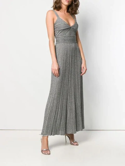 Shop Antonino Valenti Polyxena Long Dress In Grey