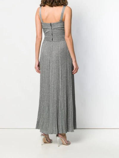 Shop Antonino Valenti Polyxena Long Dress In Grey