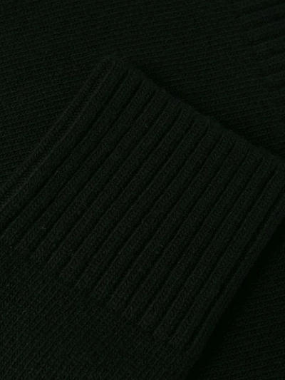 Shop Valentino V Embroidered Sweater In Black